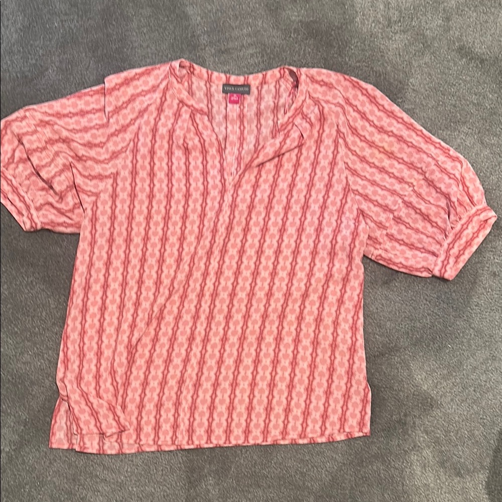Vince Camuto Pink Blouse Chic and Stylish